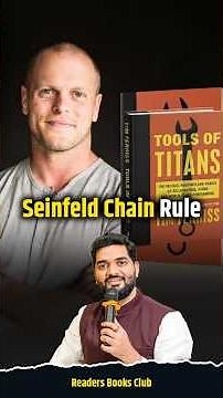 Seinfeld Chain Rule and Tools of Titans | The Consistency Secret Most People Never Apply