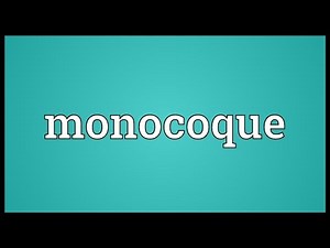 Monocoque Meaning