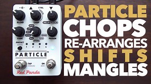 Particle™ is a granular delay / pitch shifting pedal. It chops your signal into small grains and then rearranges, shifts, and mangles it, using the techniques of granular synthesis in real time. | Red Panda