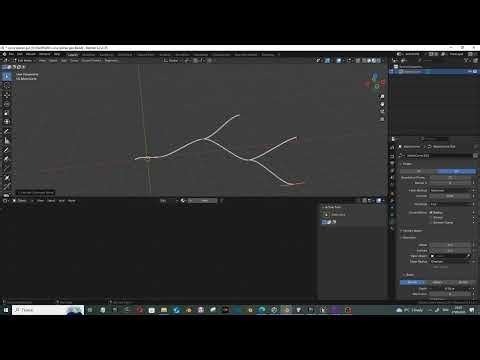 Blender 4.2 Tutorial - How to add branches on curve