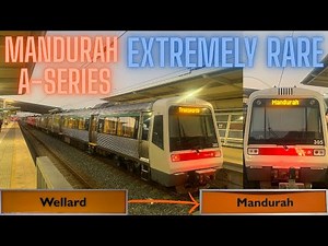A-SERIES TO MANDURAH!! EXTREMELY RARE!! Wellard to Mandurah A-Series Journey: Transperth Trains