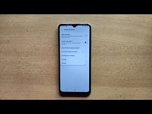 How to Select 5G Network on Samsung A22 5G