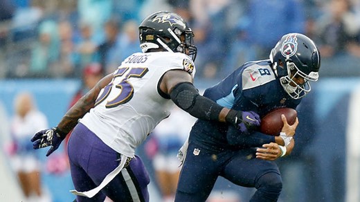 Suggs and Wormley get through to sack Mariota
