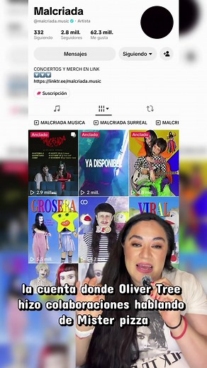 🚨 ¿Qué está pasando con los videos de Malcriada con Oliver Tree? La cuenta Malcriada eliminó todo el contenido de Mr. Pizza y también los videos de Minecraft donde hablaban sobre los peligros para los niños en internet. 😳 Hasta el momento no hay ningún comunicado explicando por qué los borraron, incluso desapareció el último video que, según ellos, era el único que publicarían tras haber grabado más con Oliver. ¿Tú qué crees que pasó? 🤔 Te leo en los comentarios. #olivertree #mrpizza #malcria