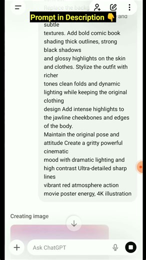 Viral AI Photo Editing Trend 🔴 Cinematic Comic Look | AI Cinematic Red Poster Edit 🔥 Comic Style