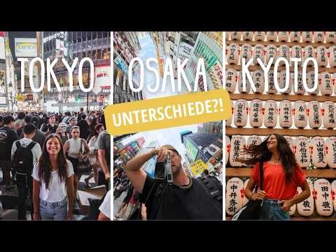 Welche Stadt kannst du auf deiner Japan-Reise weglassen? Tokyo vs Kyoto vs Osaka