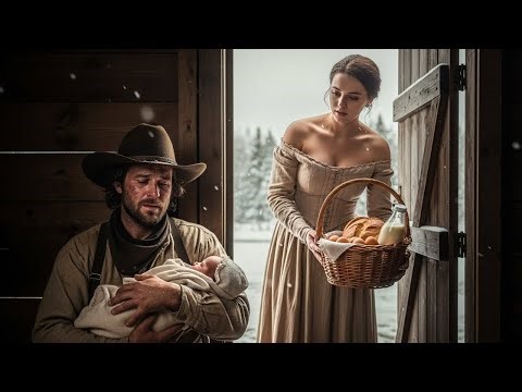 A Cowboy Sat Alone With His Starving Baby — Then a Knock Changed Everything