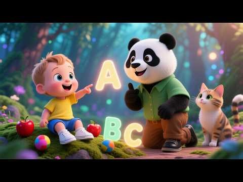 Magic Panda ABC 123 🐼✨ | Learn Alphabet & Numbers for Kids | ABC & 123 Fun