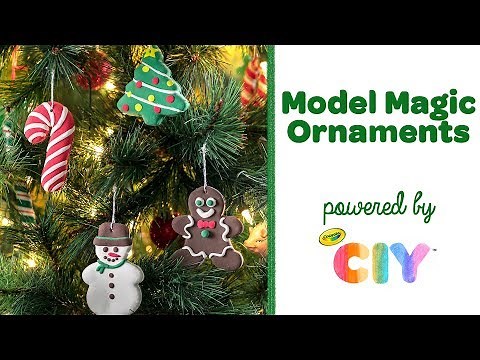DIY Model Magic Ornaments || Crayola CIY: Create It Yourself