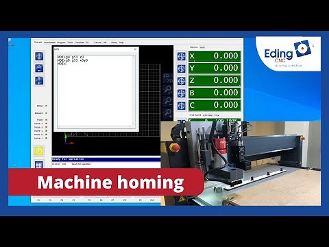 How to home your machine | Instruction video
