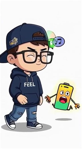 4.FEEL's ﻿Left home at 100%. Important call came in at 5%. "Hello I—" 🔋💀#Shorts