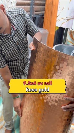 9.5x4 size uv rose gold colors #tamilnadu #kerala #interiordesign #shorts #chennai #trichy #theni