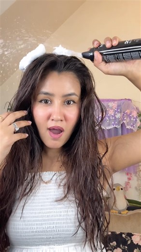 For long lasting bounce ✨try this epitight thick hair mousse✨