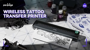 PeriPage P90 Wireless Tattoo Stencil Printer Setup and Usage Guide