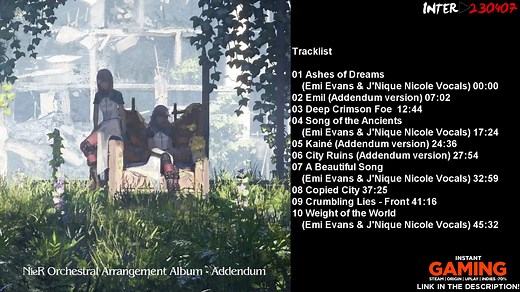 《尼尔》系列10周年纪念OST合集『NieR Orchestral Arrangement Album -Addendum』