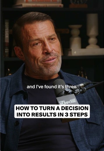 Action is the line between deciding and hoping. Cross it or nothing changes. If you want results, never leave the site of a goal without taking a step toward it. ⚡️ 🎙️ Watch or listen to our full conversation on @Jay Shetty’s On Purpose podcast by searching “Jay Shetty Tony Robbins” on your favorite platform. #decisionmaking #lifeadvice #lifecoach