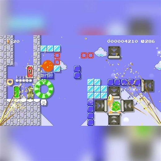 スーパーノコノコシューティンク！いぃね100もくひょう [Supa Koopa Troopa Shoota] by Mr. ムーン #shorts 🍄Super Mario Maker 2 #dro