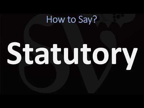 How to Pronounce Statutory? (2 WAYS!) UK/British Vs US/American English Pronunciation