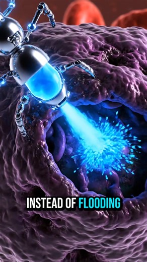 In 2025, researchers reached a major milestone by developing medical nanorobots that navigate the human bloodstream to deliver medicine with cellular-level precision. These microscopic machines, thousands of times smaller than a grain of sand, are designed to transform healthcare from whole-body treatments to highly targeted interventions. These "miniature physicians" are guided through the body using external magnetic fields, ultrasound, or even chemical signals that respond to specific biomark