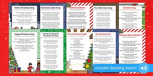 Christmas-Themed Songs and Christmas Rhymes Pack