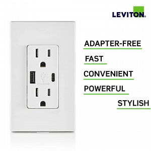 Benefit from a better outlet. Power up faster with Leviton smart chip technology. | Leviton