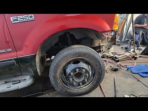 7.3L Powerstroke F250 Dually Swap Pt 2 | Installation Of Front Axle