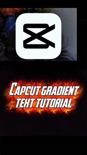 Capcut gradient text tutorial 🥰🤩 #capcut #capcuttutorial