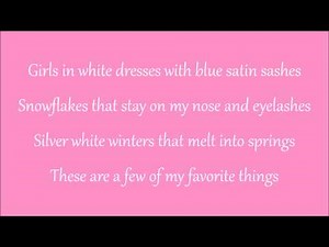 Diana Vickers-My Favorite Things (Lyrics)