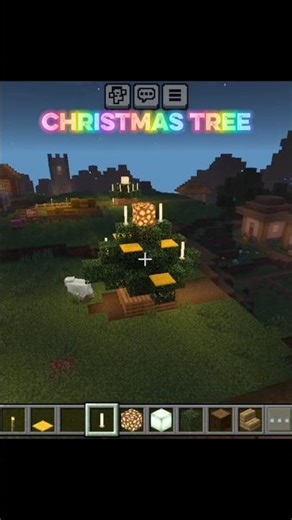 🎄 How to Build a Christmas Tree in Minecraft! (Easy Tutorial)