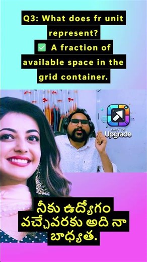 Q: What does the fr unit represent in CSS Grid? 🤔