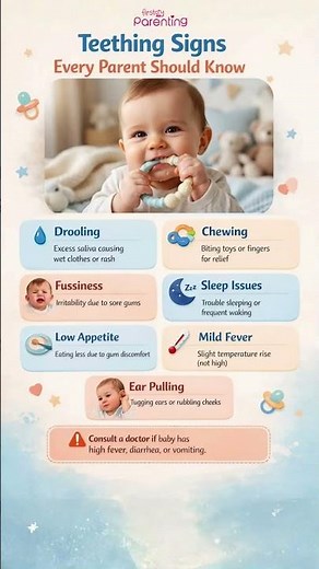 Baby Teething Signs Every Parent Should Know #shorts #teething #baby