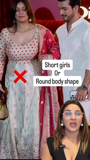 Sia Anand Sehgal | Personal Stylist | Image Coach on Instagram: "Body shape- Round / Apple Body shape and Petite/ short Follow for more styling hacks."