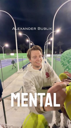 “No one inspired me…” 😅 Alexander Bublik at Indian Wells 🎾