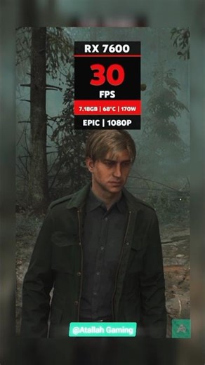 Silent Hill 2 Remake⚡RX 7600 Performance Test! 😱