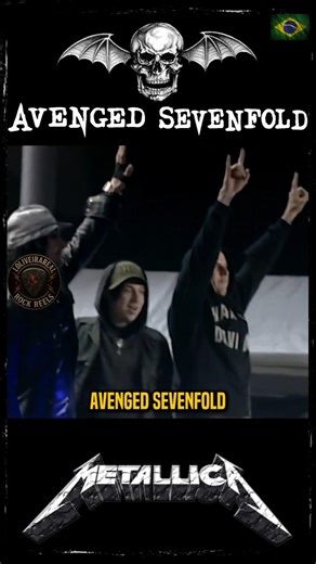 Metallica e Avenged Sevenfold tocam Ramones. #metallica #avengedsevenfold #guitar