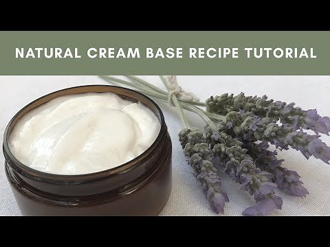 How to Make A Natural Moisturising Cream
