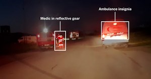 Video Shows Aid Workers Killed in Gaza Under Gunfire Barrage, With Ambulance Lights On