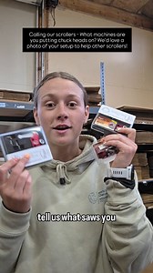 Chuck heads! When we launched this product a few years ago, the response from the scroller community was overwhelmingly positive in a way we couldn't have anticipated. It has been a joy to hear how much of a difference the chuck heads have made in the performance of so many machines. With that, we have a bit of a crowd-sourcing, pay-your-know-how-forward request: If you have a chuck head on your scrollsaw, could you DM or email us a photo of your setup? On any saw you have a chuck head on. And f