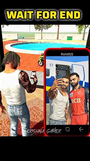 Franklin new Virat Kohli fan Gunda ji 🥷challenge 💀 | In Indian bike 3D 💥 #indianbike3d​ #shorts
