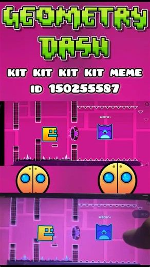 Kit Kit Kit Kit Meme Geometry Dash #geometrydash #shorts