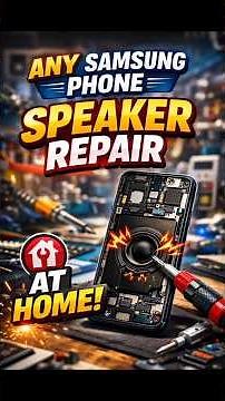 🔥Samsung Phone Speaker Repair at Home 🔊 | Easy Fix Without Tools! #shorts