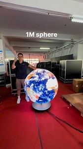 1.3K views · 24 reactions | 1M sphere led display | MDS Display | Facebook