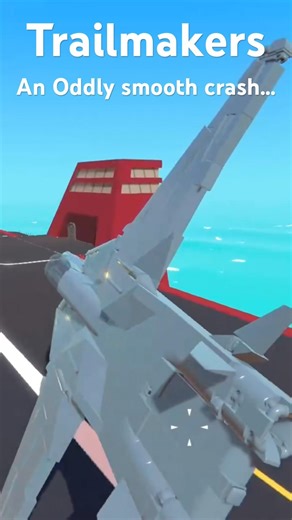 Trailmakers - looking better and better…#trailmakers #tutorial #dogfight #crash #plane #warthunder