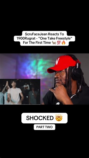 Bro SHOCKED 🤯🔥 #1900rugrat #scrufacejean #react #rap #foryou