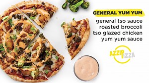 9.8K views · 230 reactions | It's opening day! As a special treat, we're rolling out January's Pizza of the Month early at North Park ONLY. Be first in line to try the Yum Yum! | Azzip Pizza | Facebook