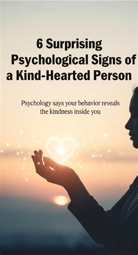 6 Psychological Signs of a Kind-Hearted Person (Most People Ignore #4)