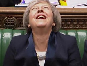 Laughing Theresa May | Know Your Meme
