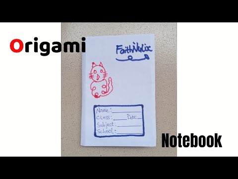How to make an Easy Origami Mini Notebook | Jotter 📓 | DIY Origami Back to School Paper Craft Idea