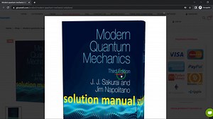 Modern quantum mechanics J.J. Sakurai 3rd edition solutions manual pdf