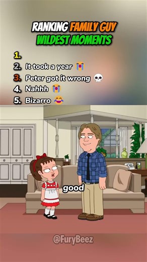 Ranking Family Guy Wildest Moments